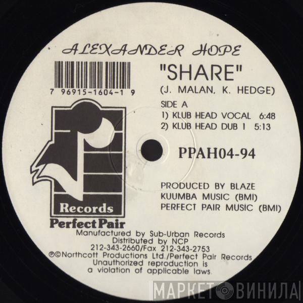  Alexander Hope  - Share