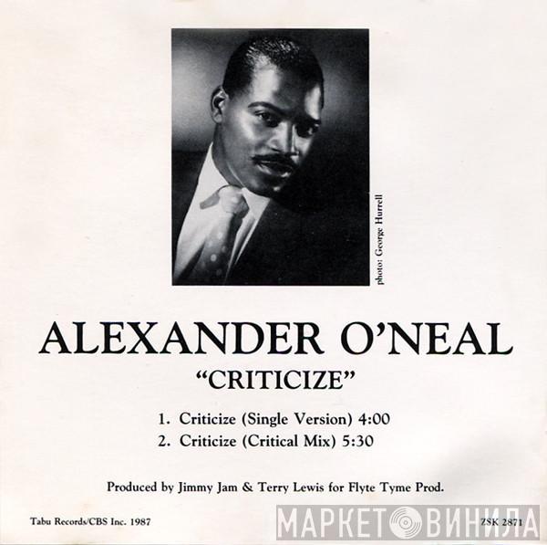  Alexander O'Neal  - Criticize
