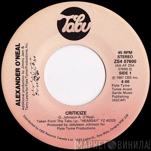 Alexander O'Neal  - Criticize