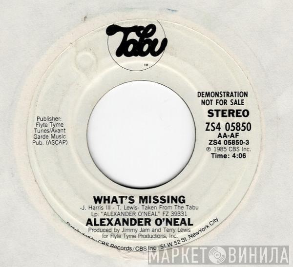  Alexander O'Neal  - What's Missing