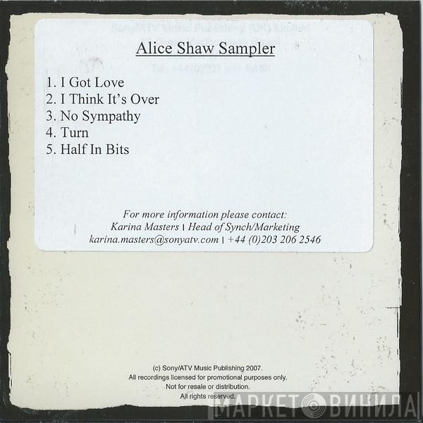 Alice Shaw - Sampler