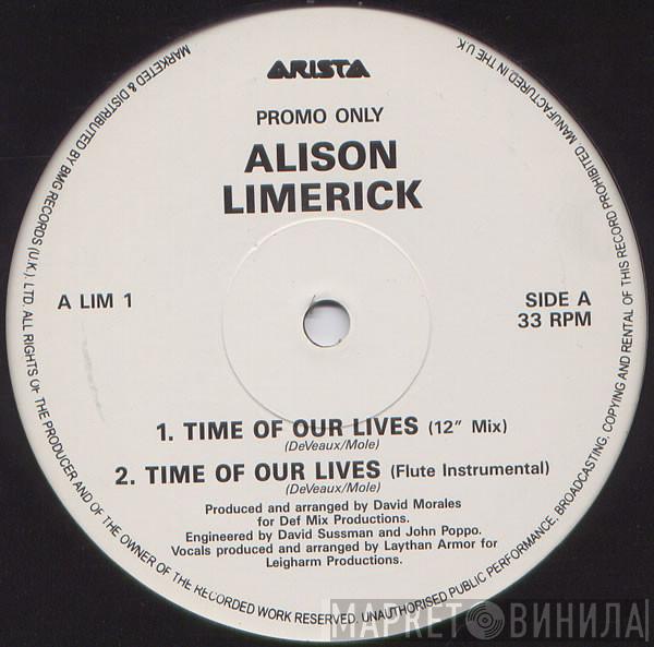Alison Limerick - Time Of Our Lives