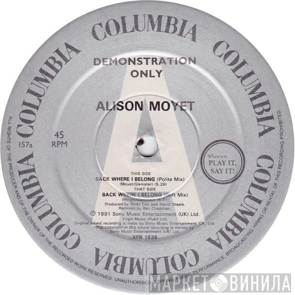 Alison Moyet - Back Where I Belong