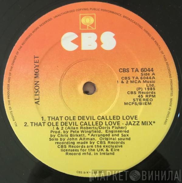  Alison Moyet  - That Ole Devil Called Love