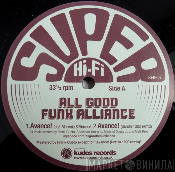 All Good Funk Alliance - Avance!