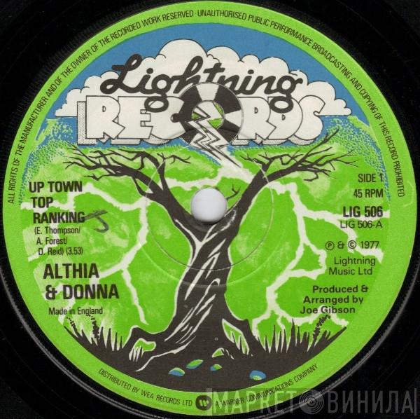 Althea & Donna, The Mighty Two - Up Town Top Ranking / Calico Suit
