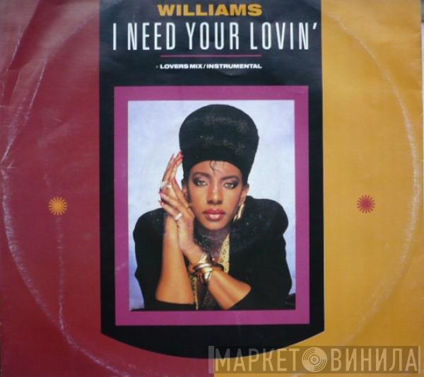 Alyson Williams - I Need Your Lovin'