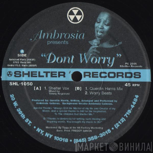 Ambrosia - Don't Worry