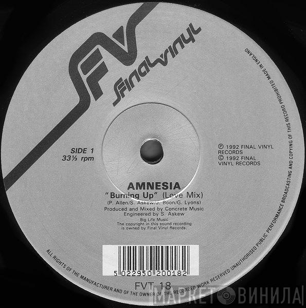 Amnesia  - Burning Up