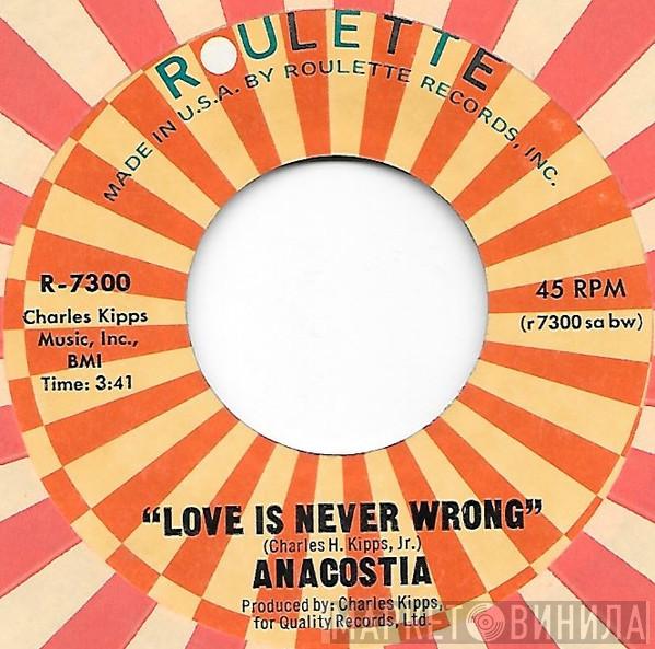  Anacostia  - Love Is Never Wrong / Wild Funky Weekend