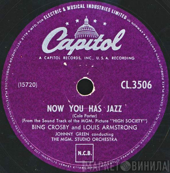 And Bing Crosby / Louis Armstrong  Louis Armstrong And His Band  - Now You Has Jazz / High Society Calypso