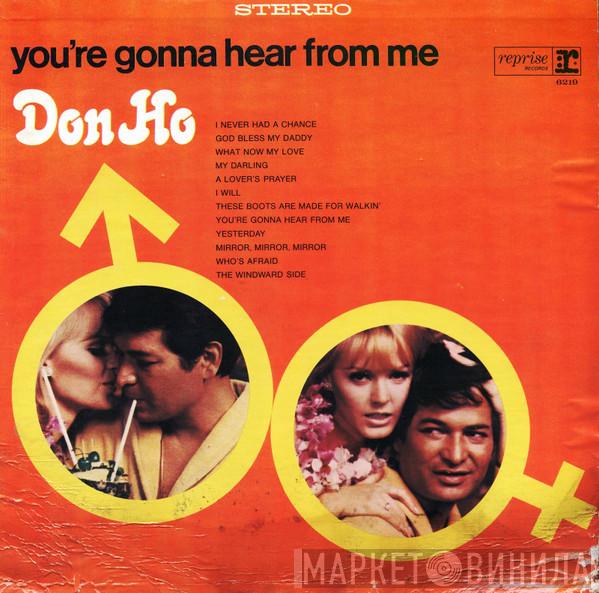 And Don Ho  The Aliis  - You're Gonna Hear From Me
