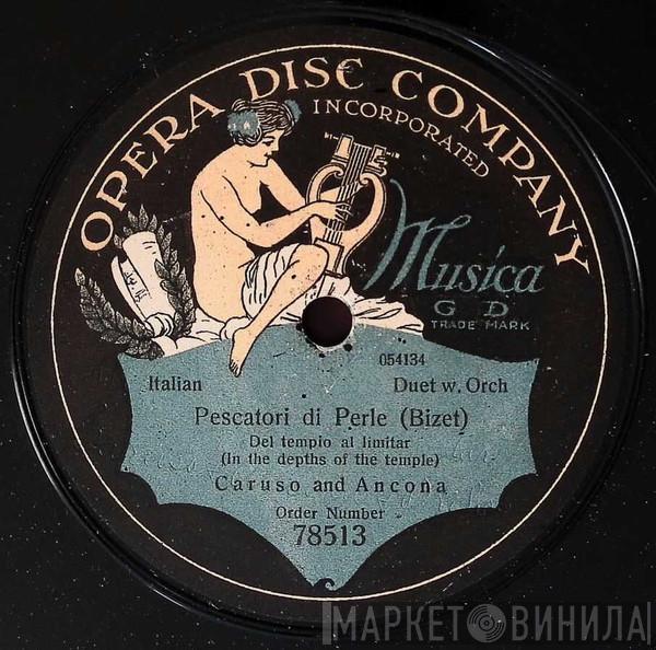 And Enrico Caruso  Mario Ancona  - Pescatori Di Perle: Del Tempio Al Limitar