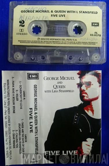 And George Michael With Queen  Lisa Stansfield  - Five Live