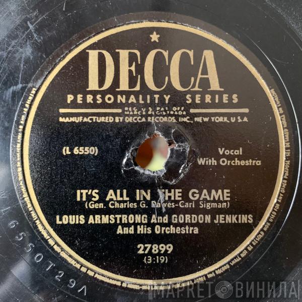 And Louis Armstrong  Gordon Jenkins And His Orchestra  - It's All In The Game / When It's Sleepy Time Down South