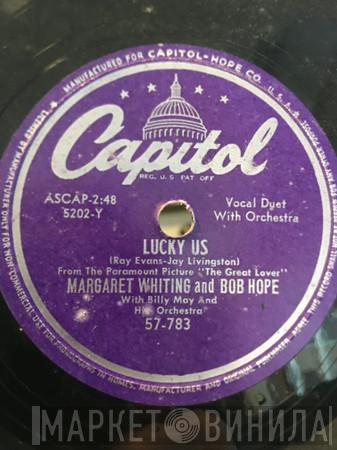 And Margaret Whiting With Bob Hope  Billy May And His Orchestra  - Lucky Us / Ain't We Got Fun