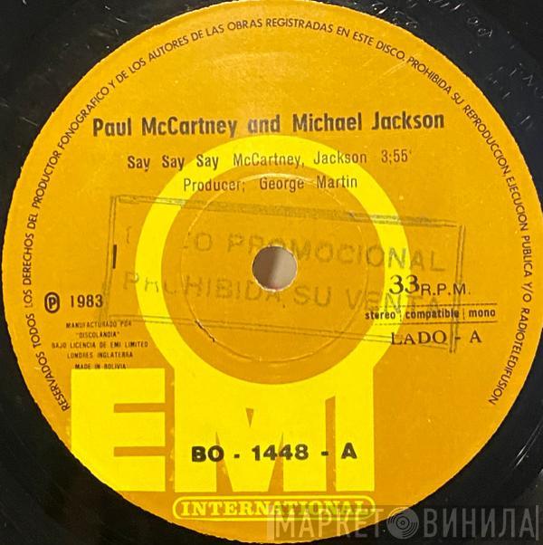 And Paul McCartney  Michael Jackson  - Say Say Say