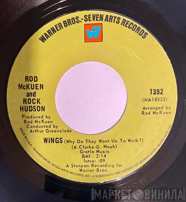 And Rock Hudson   Rod McKuen  - Wings (Why Do They Want Us To Walk?) / Love Of The Common People