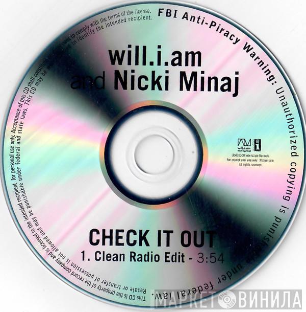 And Will I Am  Nicki Minaj  - Check It Out