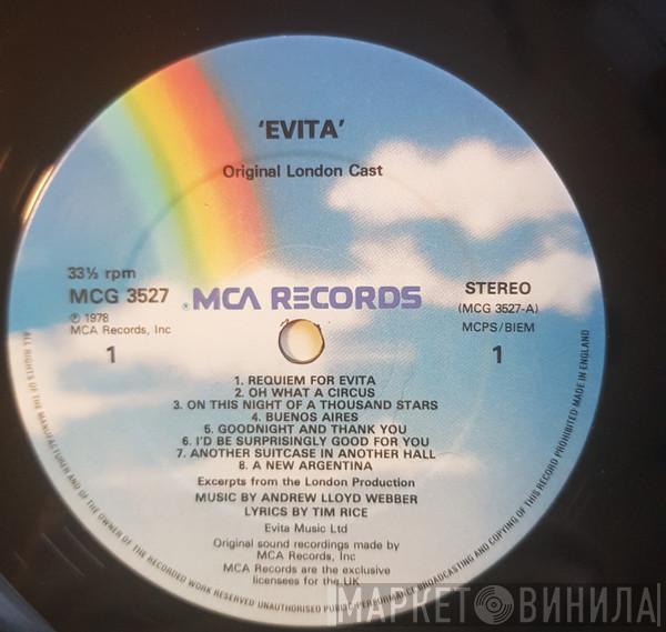 Andrew Lloyd Webber And Tim Rice - Evita (Original London Cast Recording)