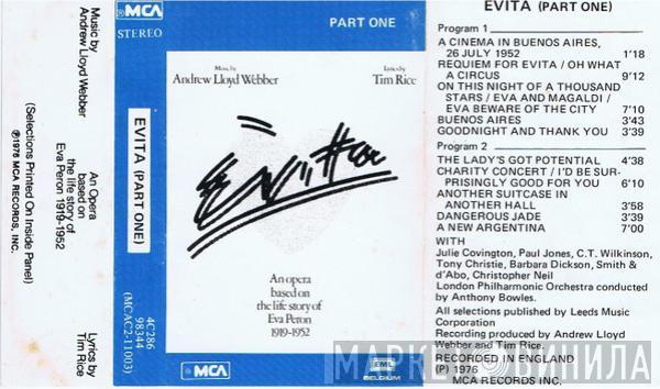 Andrew Lloyd Webber And Tim Rice  - Evita