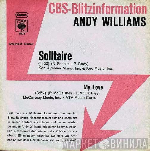  Andy Williams  - Solitaire
