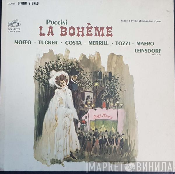 , Anna Moffo , Richard Tucker  , Mary Costa , Robert Merrill , Giorgio Tozzi , Philip Maero And Orchestra Del Teatro Dell'Opera Di Roma , Coro Del Teatro Dell'Opera Di Roma  Erich Leinsdorf  - La Bohème