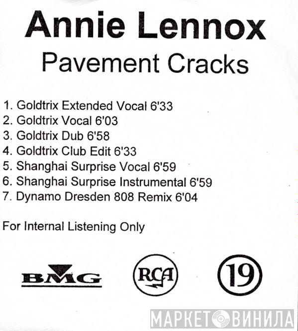  Annie Lennox  - Pavement Cracks