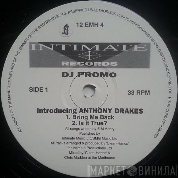 Anthony Drakes - Bring Me Back