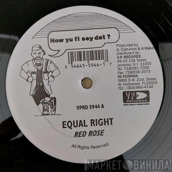 Anthony Red Rose Anthony Malvo  - Equal Rights / Why Oh