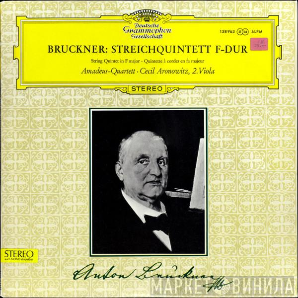 , Anton Bruckner , Amadeus-Quartett  Cecil Aronowitz  - Streichquintett F-Dur