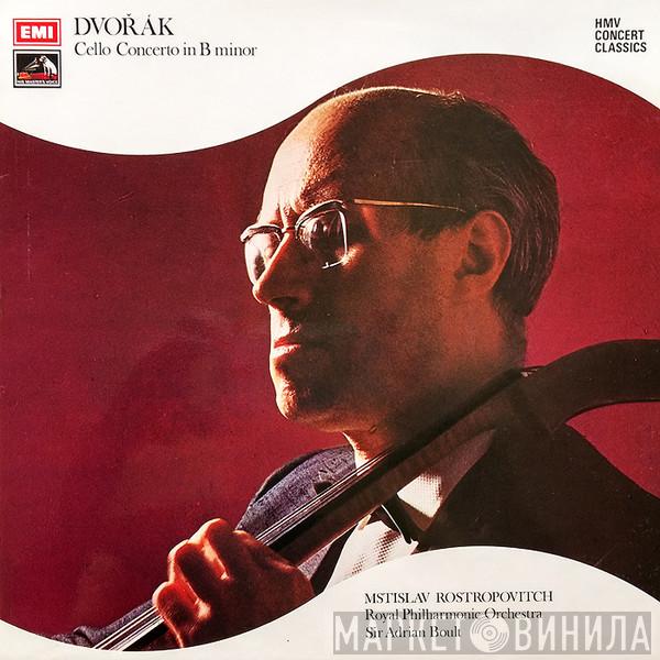 Antonín Dvořák, Mstislav Rostropovich, Sir Adrian Boult - Cello Concerto In B Minor