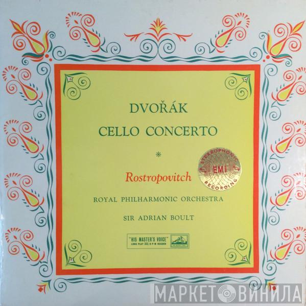 Antonín Dvořák, Mstislav Rostropovich, The Royal Philharmonic Orchestra, Sir Adrian Boult - Cello Concerto