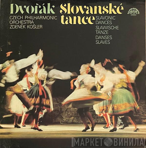 , Antonín Dvořák , The Czech Philharmonic Orchestra  Zdeněk Košler  - Slovanské Tance · Slavonic Dances · Slawische Tänze · Danses Slaves
