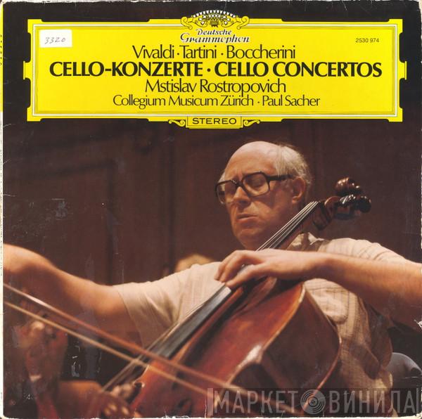 ∙ Antonio Vivaldi ∙ Giuseppe Tartini - Luigi Boccherini , Mstislav Rostropovich , Collegium Musicum Zürich  Paul Sacher  - Cello-Konzerte • Cello Concertos