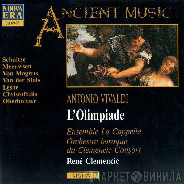 - Antonio Vivaldi , Andrew Schultze , Lucia Meeuwsen , Elisabeth Von Magnus , Mieke van der Sluis , Gérard Lesne , Aris Christofellis , William Oberholtzer , Ensemble Vocal La Cappella , Clemencic Consort  René Clemencic  - L' Olimpiade