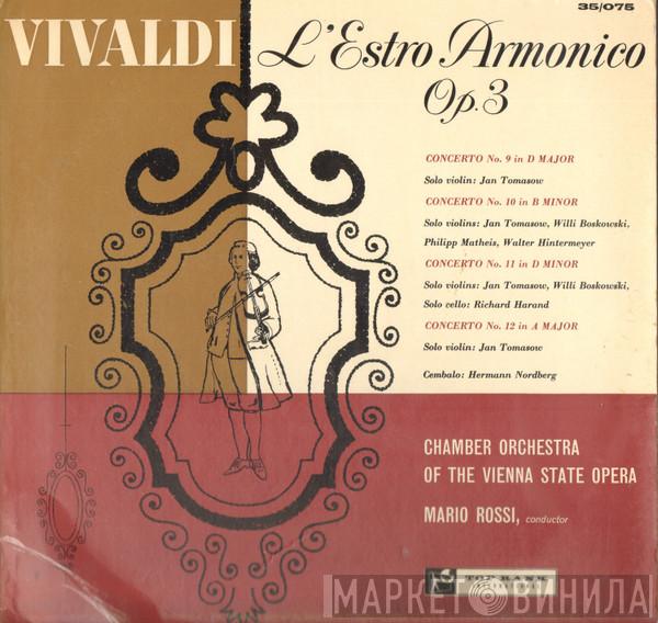 Antonio Vivaldi, Chamber Orchestra of the Vienna State Opera, Mario Rossi  - L'Estro Armonico Op.3