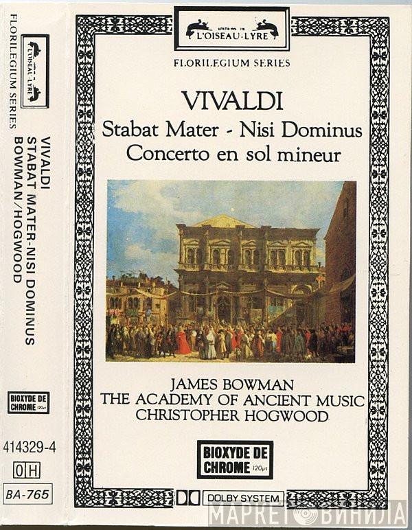 - Antonio Vivaldi , James Bowman   The Academy Of Ancient Music  - Stabat Mater • Nisi Dominus • Concerto En Sol Mineur