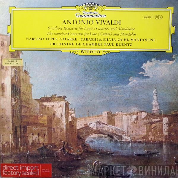 , Antonio Vivaldi , Narciso Yepes & Takashi Ochi , Silvia Ochi  Orchestre De Chambre Paul Kuentz  - Sämtliche Konzerte Für Laute (Gitarre) & Mandoline (=The Complete Concertos For Luth (Guitar) And Mandolin)