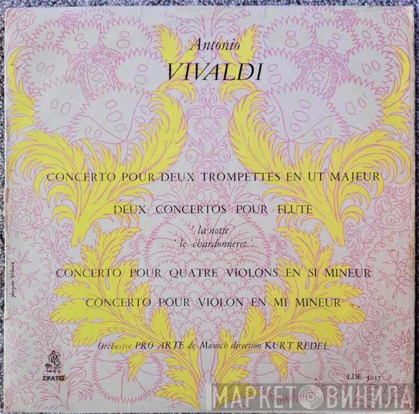 , Antonio Vivaldi , Orchestre Pro Arte De Munich  Kurt Redel  - Concerto Pour Deux Trompettes En Ut Majeur