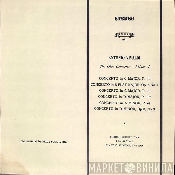 , Antonio Vivaldi , Pierre Pierlot , I Solisti Veneti  Claudio Scimone  - The Oboe Concertos -- Volume I