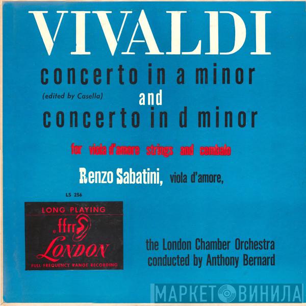 - Antonio Vivaldi , Renzo Sabatini conducted by The London Chamber Orchestra  Anthony Bernard  - Concerto In A Minor and Concerto In D Minor