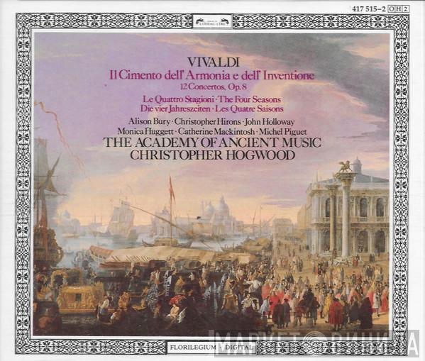 , Antonio Vivaldi , The Academy Of Ancient Music  Christopher Hogwood  - Il Cimento Dell' Armonia E Dell' Inventione (12 Concertos, Op. 8)