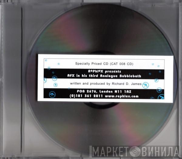  Aphex Twin  - AFX In His Third Analogue Bubblebath