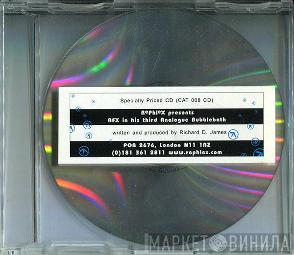  Aphex Twin  - AFX In His Third Analogue Bubblebath