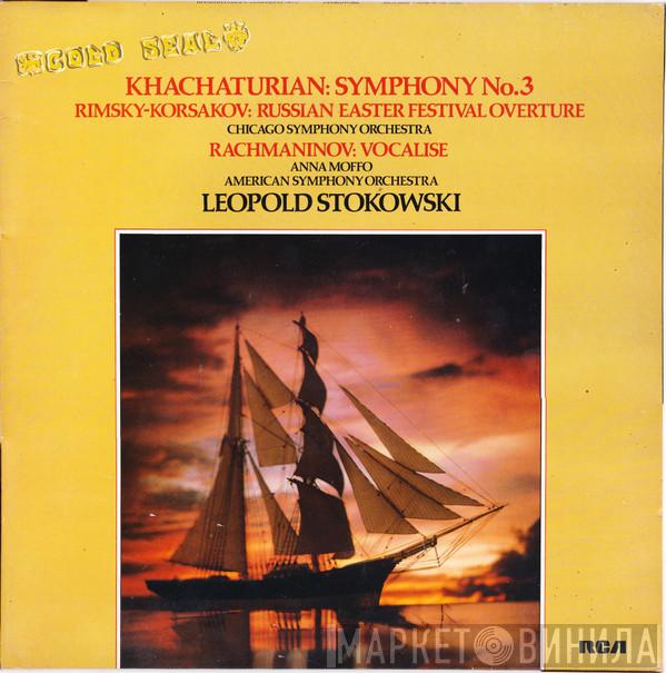 , Aram Khatchaturian , Nikolai Rimsky-Korsakov , The Chicago Symphony Orchestra , Sergei Vasilyevich Rachmaninoff , Anna Moffo , The American Symphony Orchestra  Leopold Stokowski  - Symphony No.3 • Russian Easter Festival Overture • Vocalise