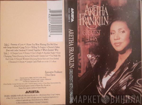  Aretha Franklin  - Greatest Hits (1980-1994)