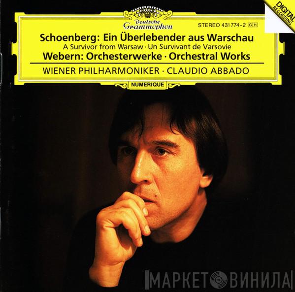 , Arnold Schoenberg - Anton Webern , Wiener Philharmoniker  Claudio Abbado  - Ein Überlebender Aus Warschau = A Survivor From Warsaw = Un Survivant De Varsovie - Orchesterwerke = Orchestral Works