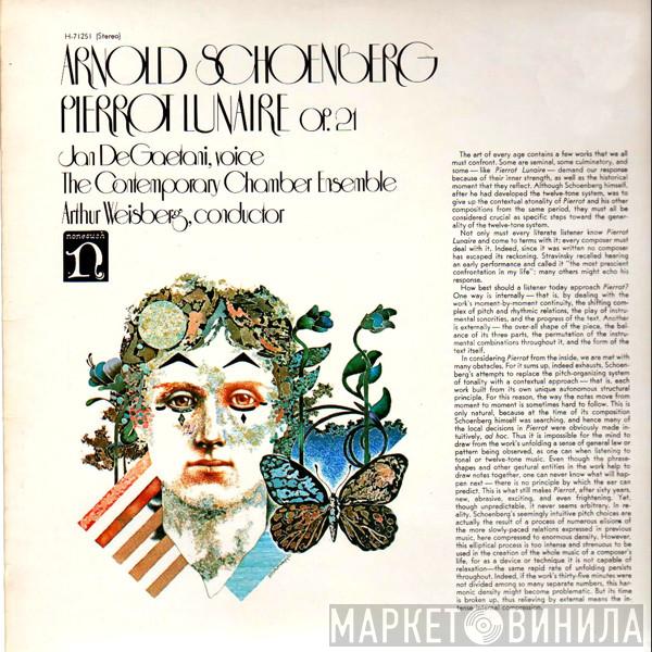 Arnold Schoenberg, Jan DeGaetani, Arthur Weisberg, Contemporary Chamber Ensemble - Pierrot Lunaire Op.21