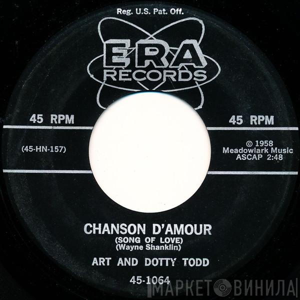 Art And Dotty Todd - Chanson D'Amour (Song Of Love) / Along The Trail With You